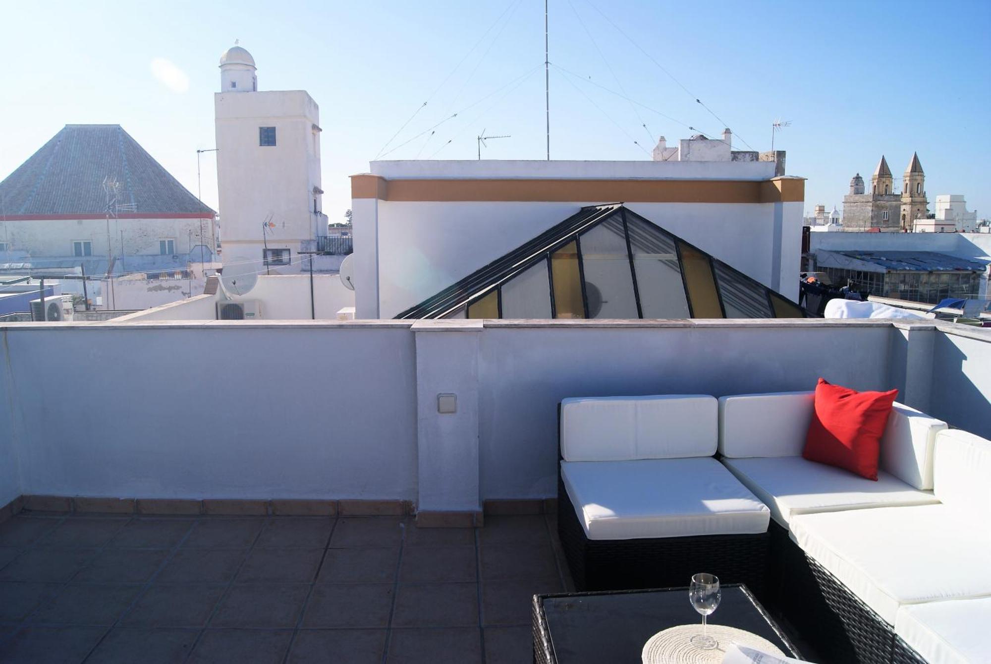 카디스 Cdz - Atico Tavira Two Private Terraces With Great Views 아파트 외부 사진